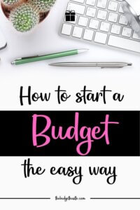 How to start a budget pinterest graphic