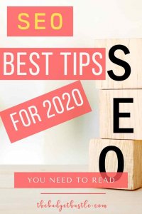 SEO tips for 2020 pinterest graphic