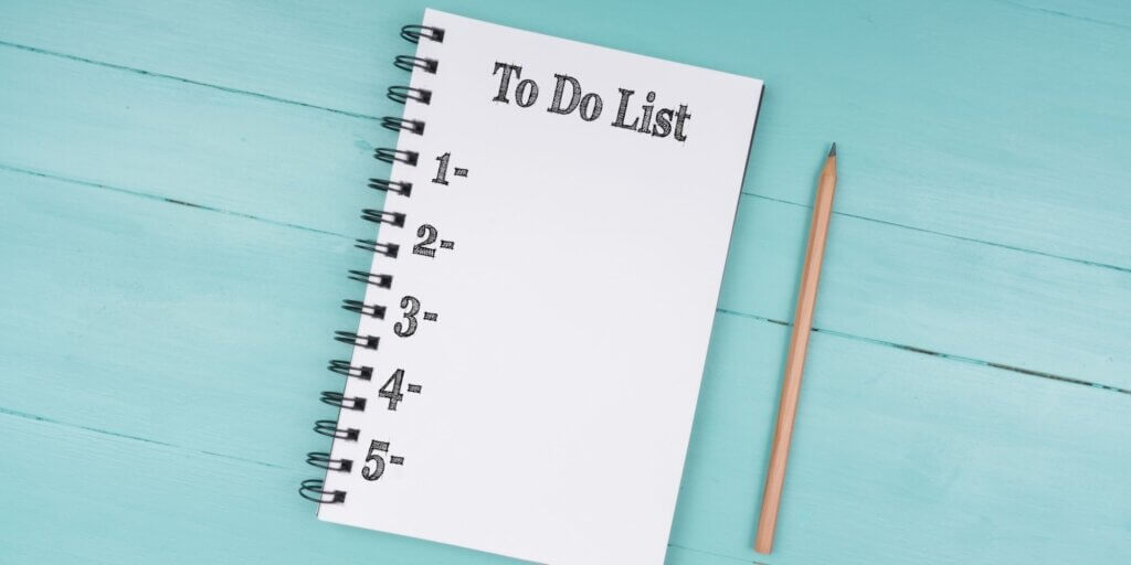 to do list and pencil