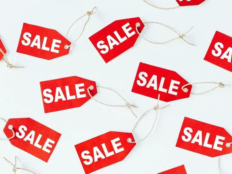 sales discount tags